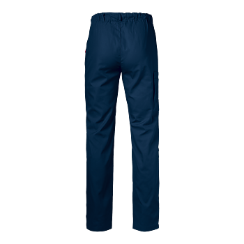 Vård- och omsorgsbyxa med benslejf unisex - marinblå