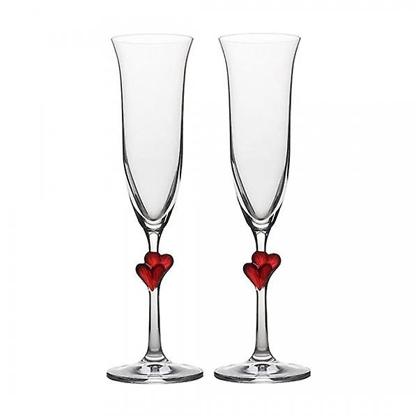 Bubbelglas Red Heart 2-pack