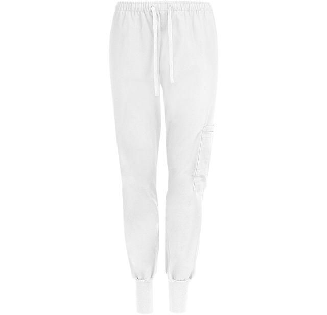 Operationsbyxa unisex - vit - 2