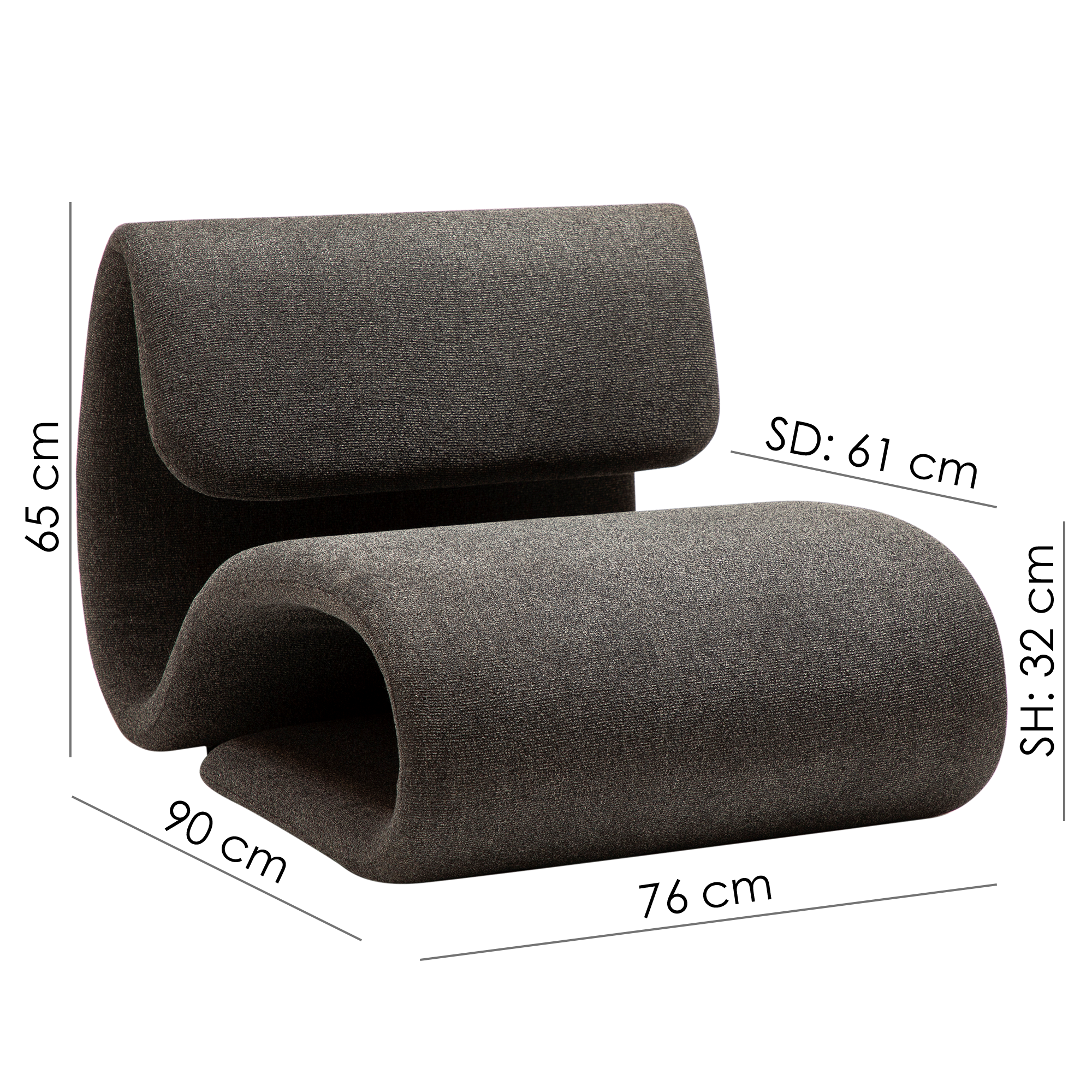 Dubna Lounge Chair Earth By Georgsen - 7