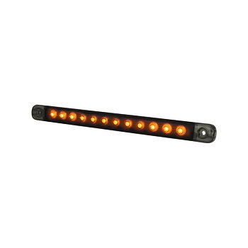 Sidomarkering 12-Led Orange, Slim E-Märkt 12-24V