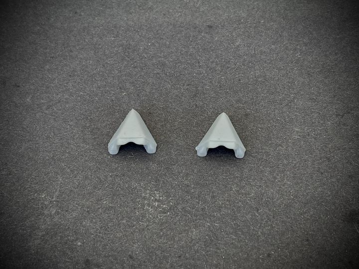Dekorations Halv design för hytt 1:24 Resin 2st