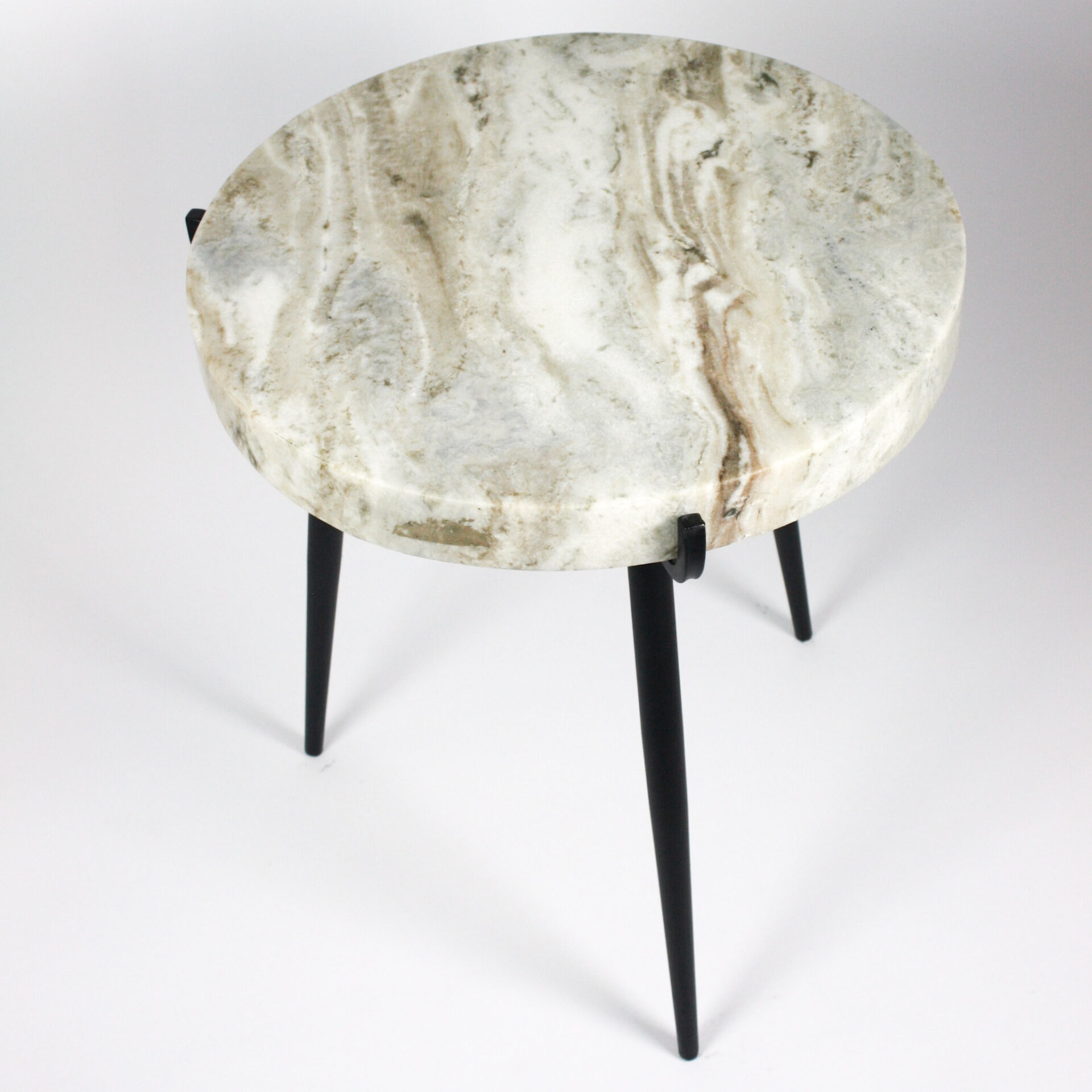 Sidobord - Marmor / Sand