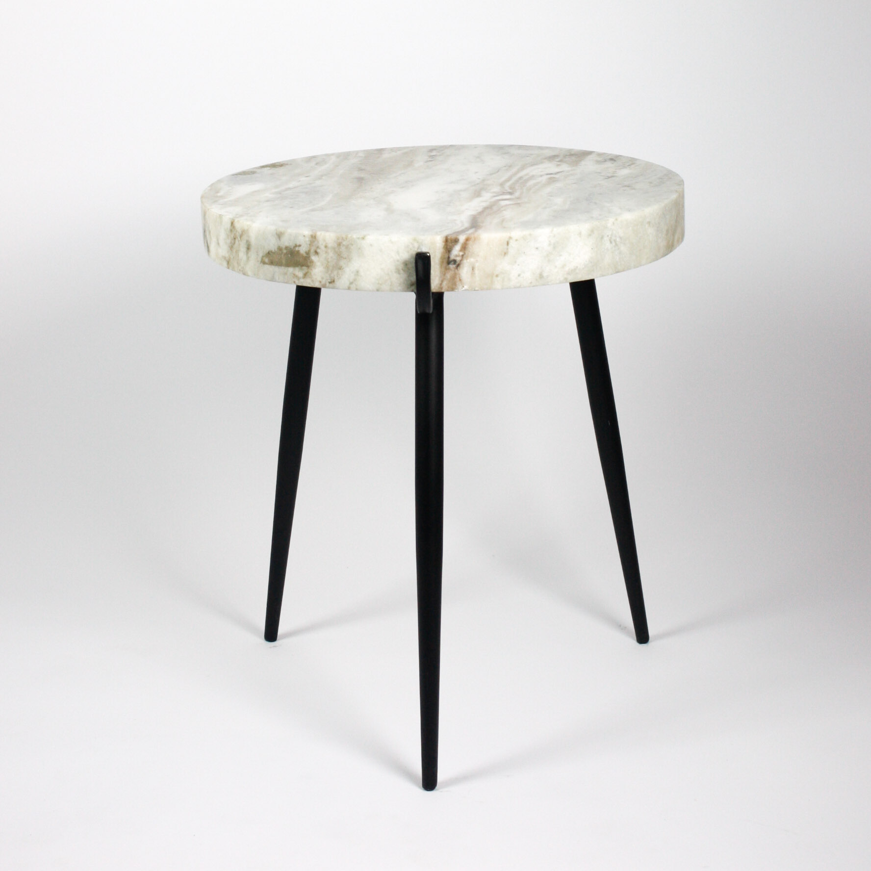 Sidobord - Marmor / Sand