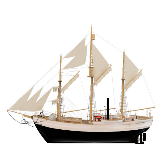 1/50 FRAM '' Polar Research Ship '' 95 cm - full inside details - 2