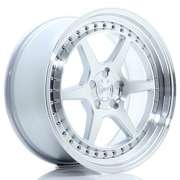18" JR Wheels JR43 - Silver Machined Face