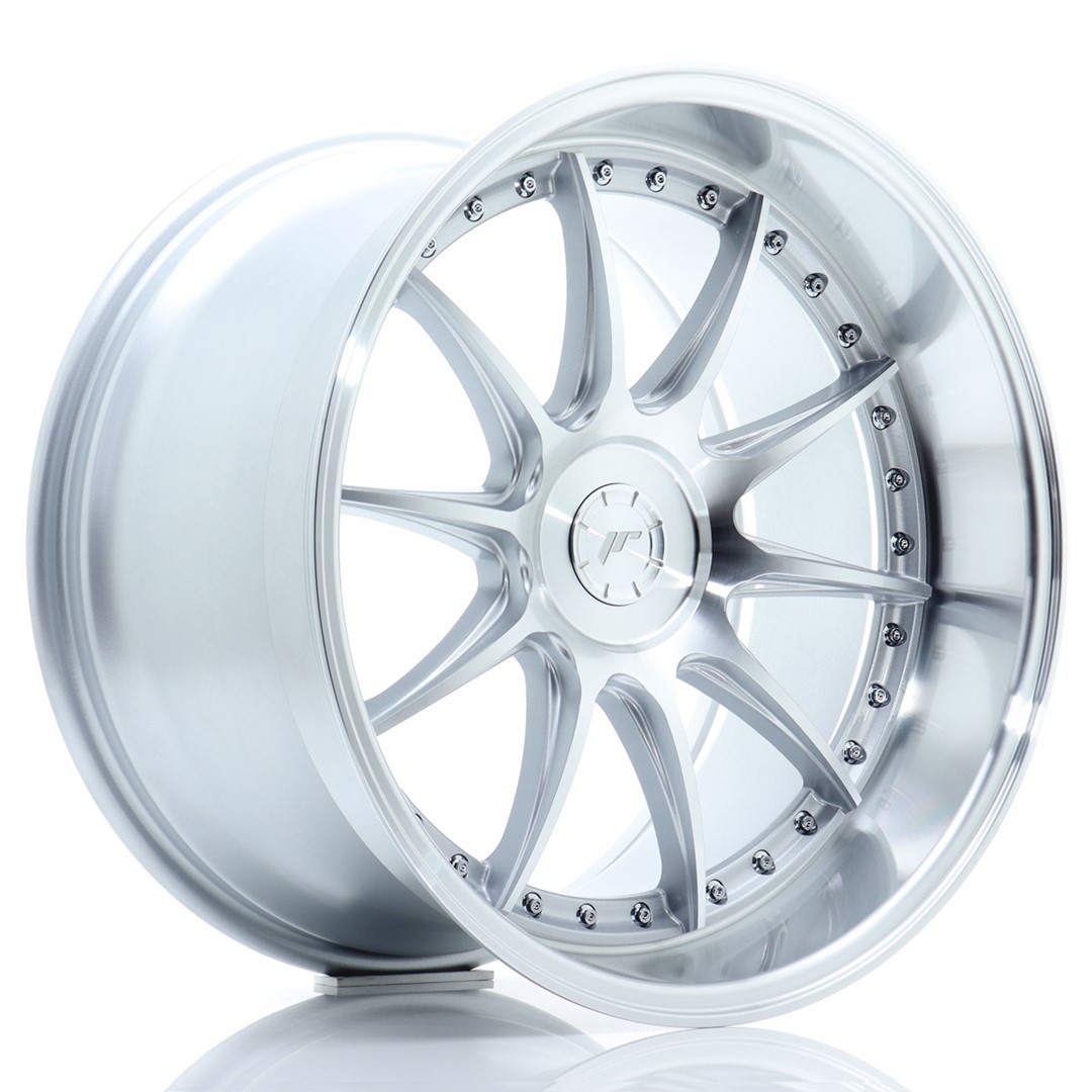 19" JR Wheels JR41 - Silver Machined Face - 2