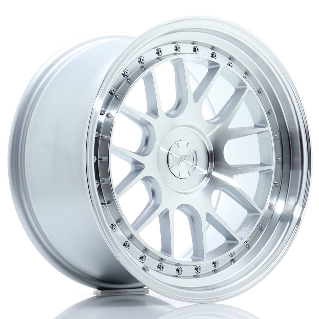 18" JR Wheels JR40 - Silver Machined Face - 2