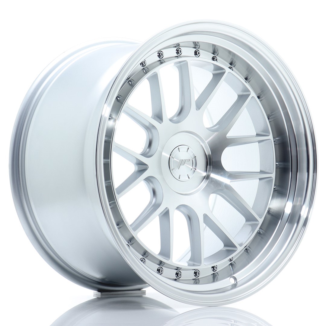 19" JR Wheels JR40 - Silver Machined Face - 2