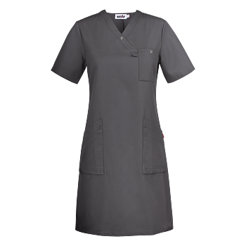 Figursydd klänning - grafitgrå