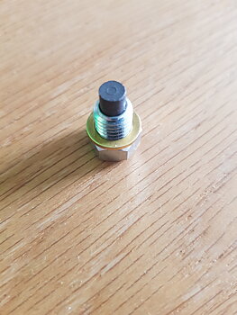Bottenplugg Stål  M8x1,25