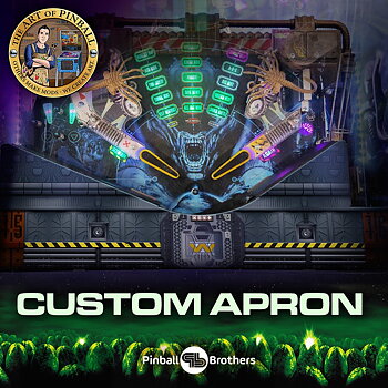 Custom Apron Decal with Metallic layered effect and 3D Art