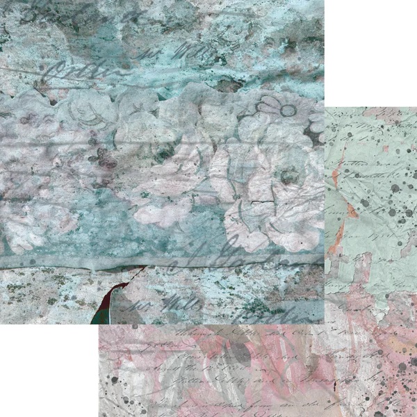 Elizabeth  -  Printed Cardstock - Abandoned Papers 12x12 - 2
