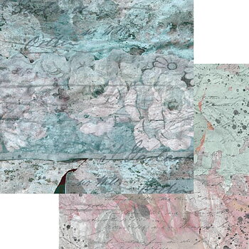 Elizabeth  -  Printed Cardstock - Abandoned Papers 12x12
