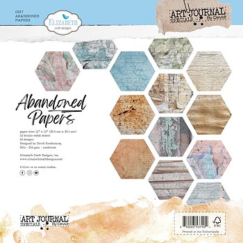 Elizabeth  -  Printed Cardstock - Abandoned Papers 12x12