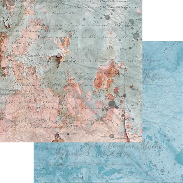 Elizabeth  -  Printed Cardstock - Abandoned Papers 12x12 - 3