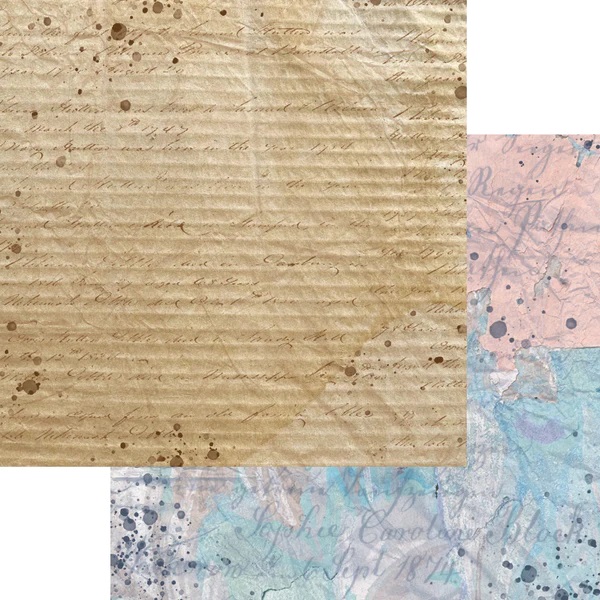 Elizabeth  -  Printed Cardstock - Abandoned Papers 12x12 - 11