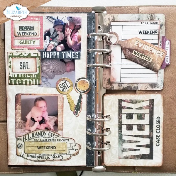 Elizabeth - Weekend Escape kit inkl papper "Petal Pink" - 6