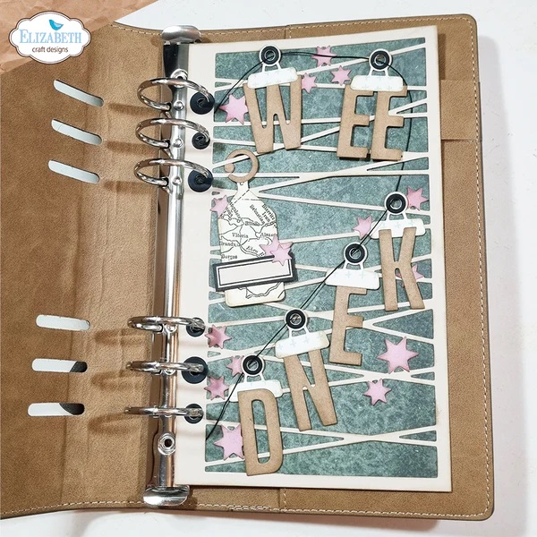 Elizabeth - Weekend Escape kit inkl papper "Petal Pink" - 5