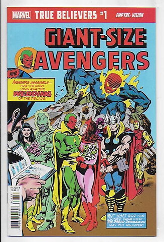 True Believers: Empyre - Vision # 1 NM 