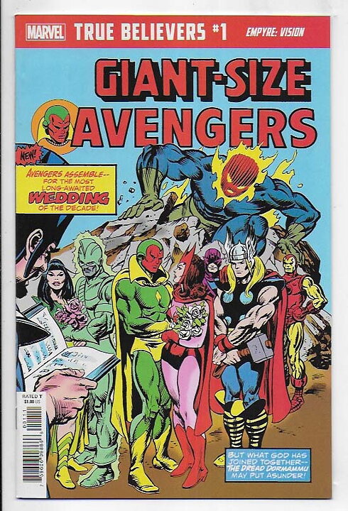 True Believers: Empyre - Vision # 1 NM 