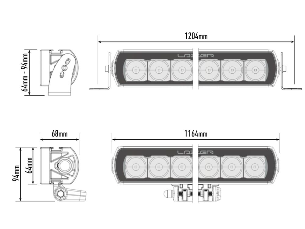 Lazer LED-ramp T28 Evolution 46ˮ  - 6