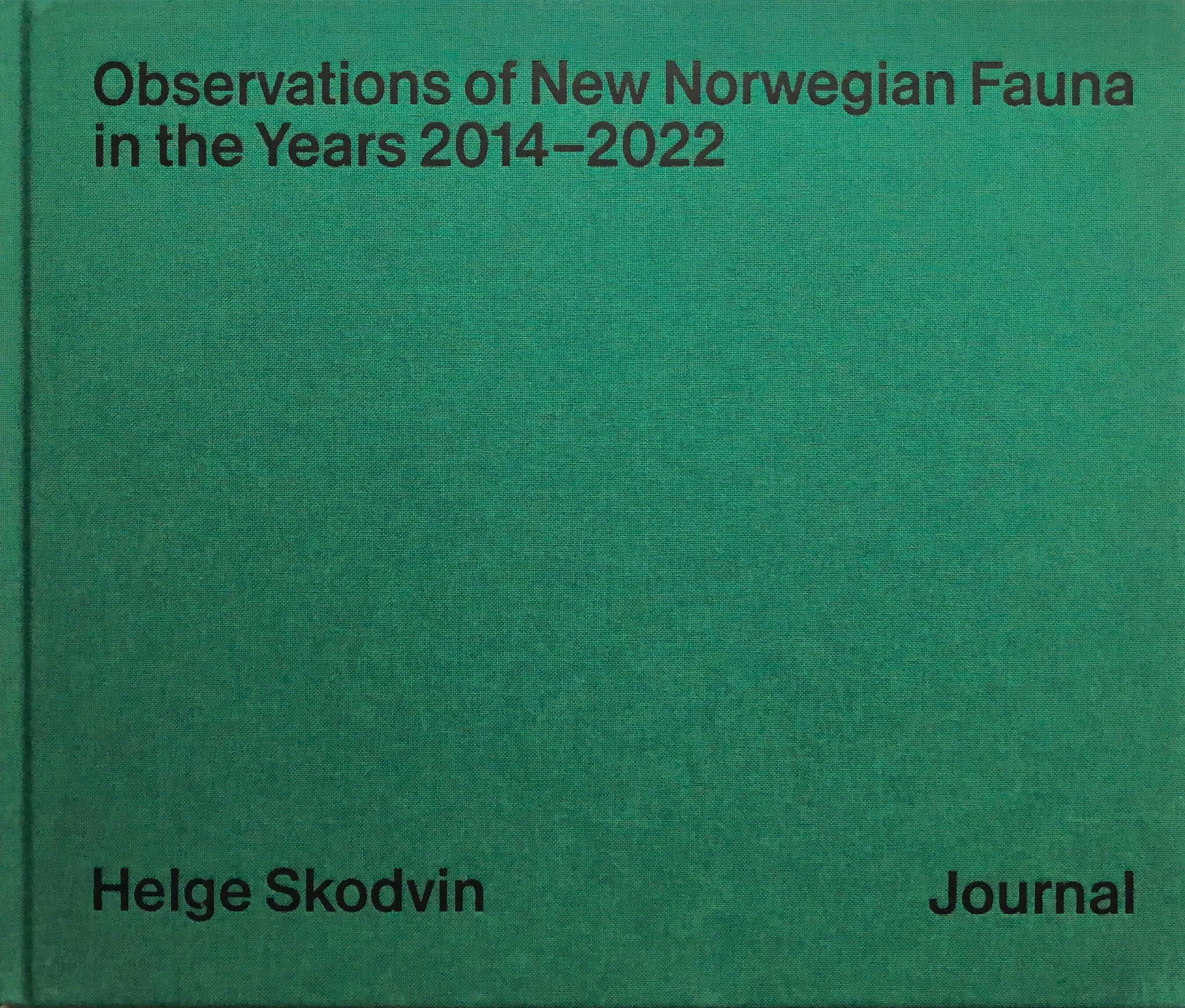 Helge Skodvin - Observations of New Norwegian Fauna in the Years 2014–2022