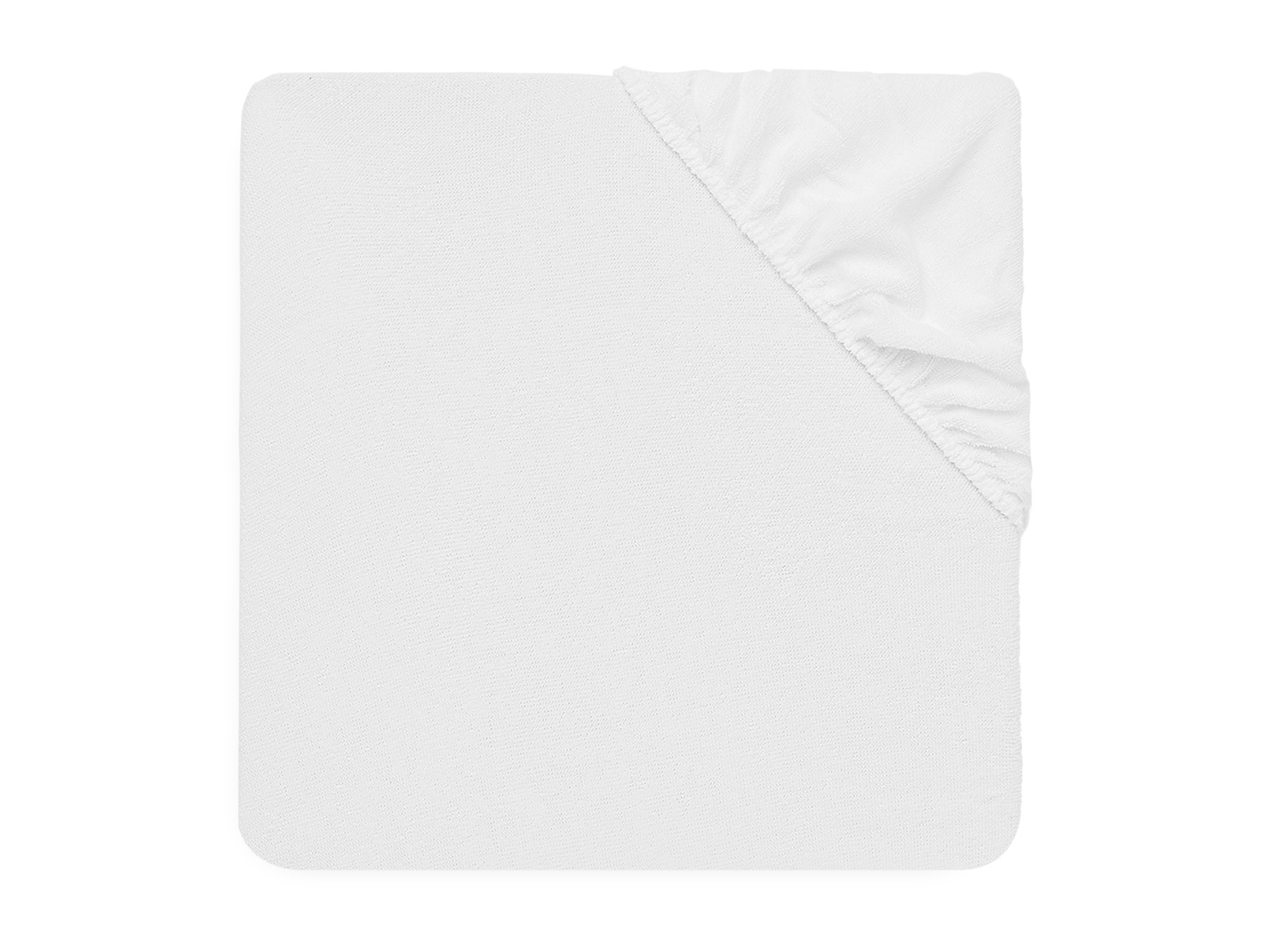 Jollein Dra-på madrasskydd vattentät frotté 60x120cm vit