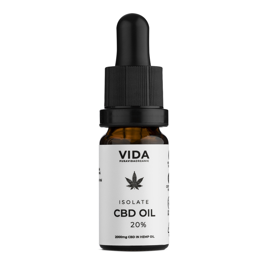 CBD Isolated Oil 20% 10ml - Pura Vida