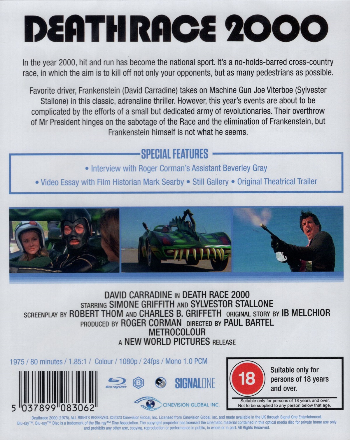 Death Race 2000 (ej svensk text) (Blu-ray) - 2