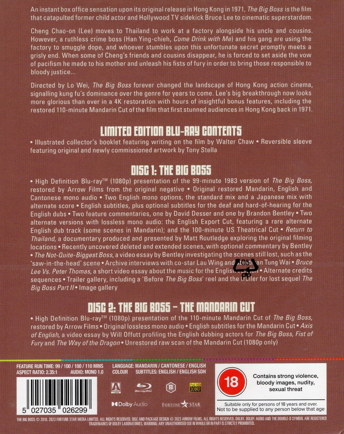 Big Boss (Limited Edition) (ej svensk text) (Blu-ray) - 2