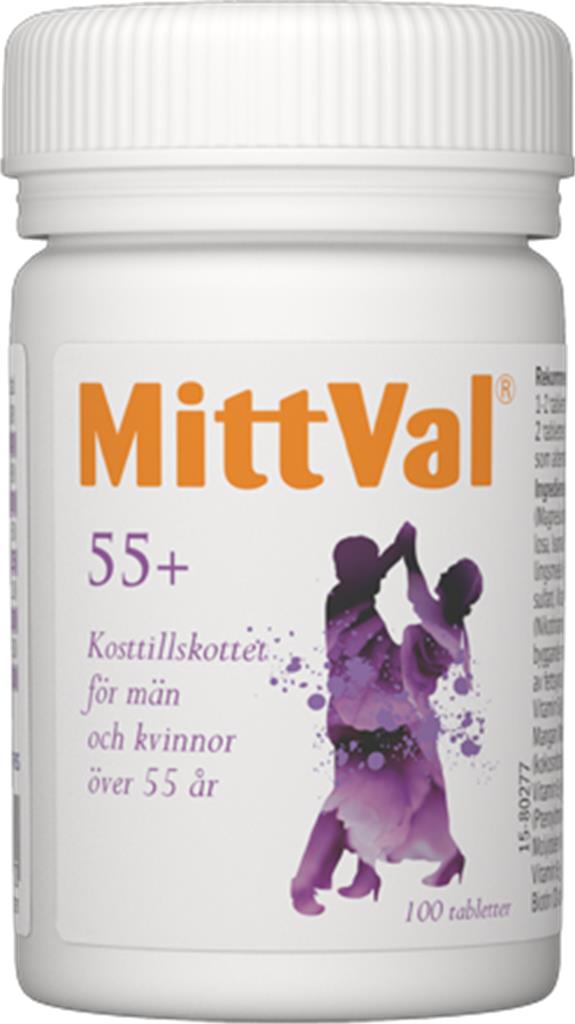 MittVal 55+ 100 tabletter