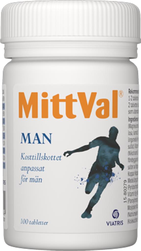 MittVal Man 100 tabletter
