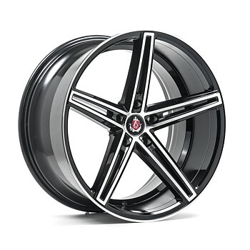 18" AXE WHEELS EX14 - GLOSSY BLACK POLISHED