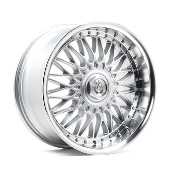 18" AXE WHEELS EX10 - GLOSSY SILVER POLISHED