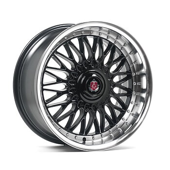 18" AXE WHEELS EX10 - GLOSSY BLACK POLISHED