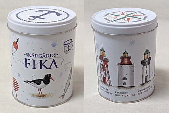 Lighthouses and Archipelago jar 14x10 cm