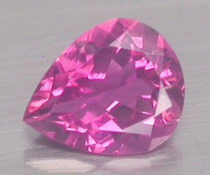 Turmalina rosa natural en forma de pera de 0,27 ct de primera calidad - 3