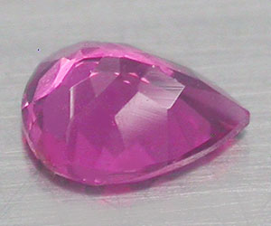 Turmalina rosa natural en forma de pera de 0,27 ct de primera calidad - 2