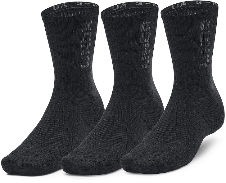 3Pack Unisex Under Armour MidCrew Socks