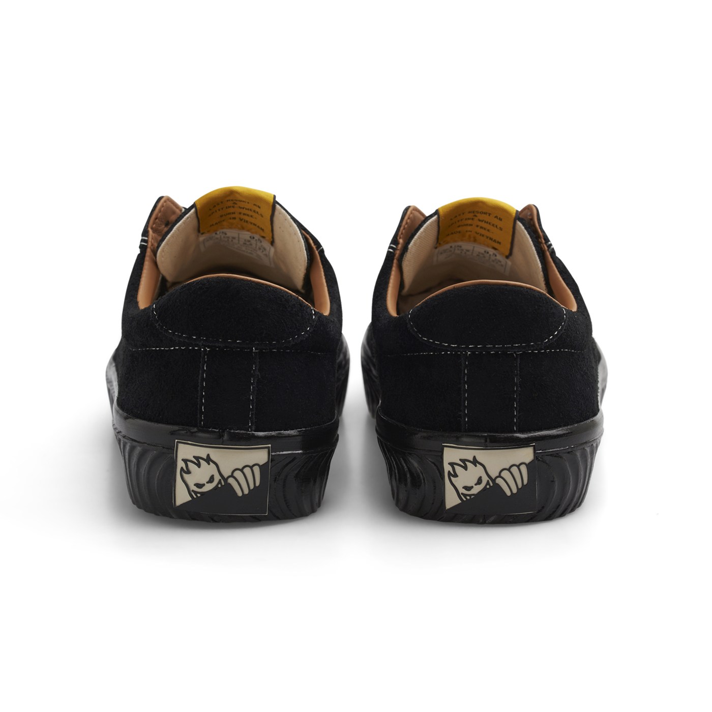 LAST RESORT AB & SPITFIRE VM001-Lo ブラック Last Resort x Spitfire VM001 Lo Suede Black Shoes – Embark