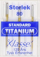 SYMASKINSNÅLAR STANDARD 80/Titanium