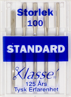 SYMASKINSNÅLAR STANDARD 100