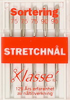 SYMASKINSNÅLAR STRETCH  MIX 75/90
