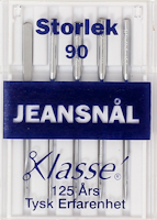 SYMASKINSNÅLAR jeansnål  90