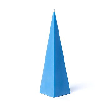 Pyramidljus ljusblå utan doft