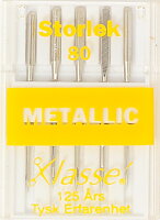 SYMASKINSNÅLAR metallic 80