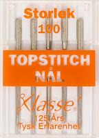 SYMASKINSNÅLAR TOPSTITCH 100