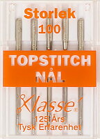 SYMASKINSNÅLAR TOPSTITCH 100