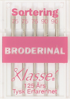 SYMASKINSNÅLAR BRODERI MIX 75/90